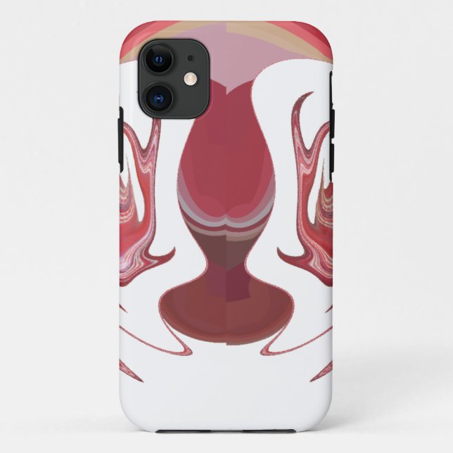 Earth's Embers: Textured Tapestry of Africa Case-Mate iPhone Case (Back)