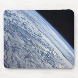 Earth's horizon against the blackness of space mouse pad