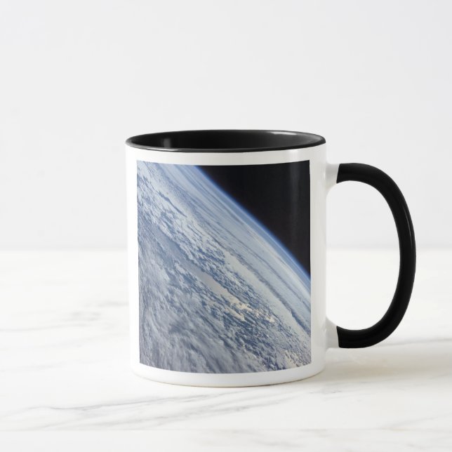 Earth's horizon against the blackness of space mug (Right)