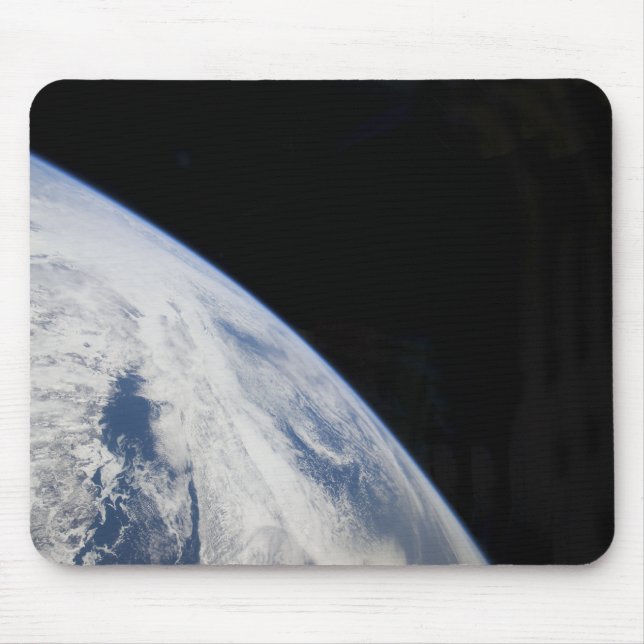 Earth's horizon and the blackness of space mouse pad (Front)