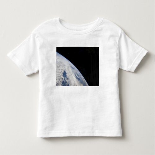 Earths horizon and the blackness of space toddler t_shirt