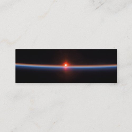 Earth's Horizon Profile Card Business Card Template