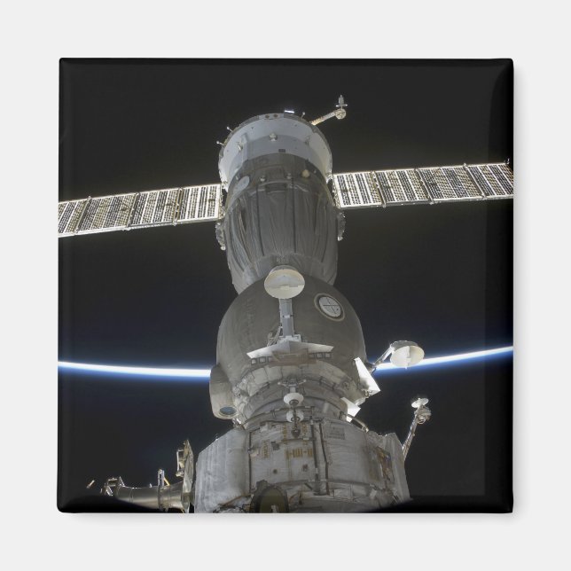 Earth's limb intersects a Soyuz spacecraft Magnet (Front)