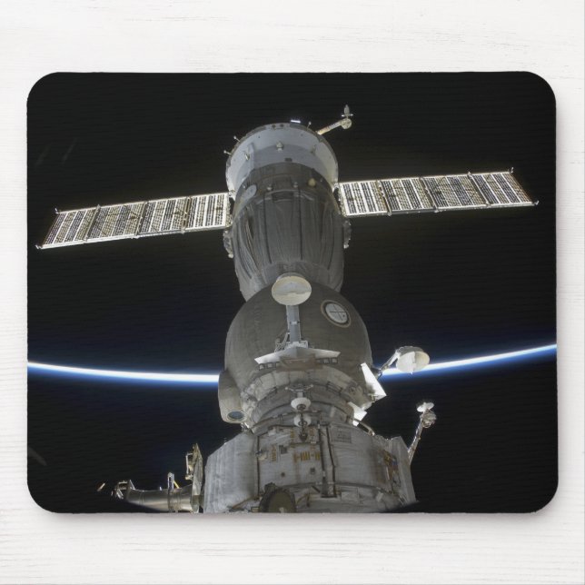 Earth's limb intersects a Soyuz spacecraft Mouse Pad (Front)