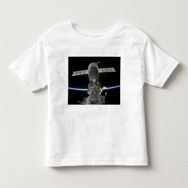 Earth's limb intersects a Soyuz spacecraft Toddler T-shirt (Front)