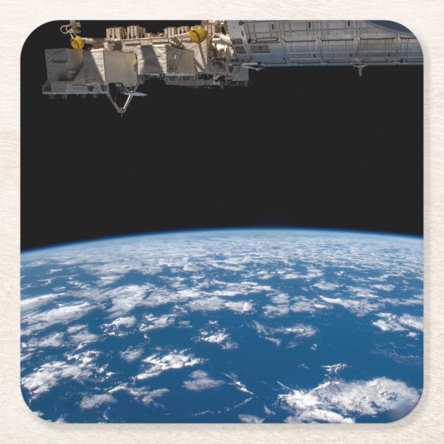 Earth's Limb, Or Horizon Square Paper Coaster (Front)