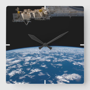 Earth's Limb, Or Horizon Square Wall Clock