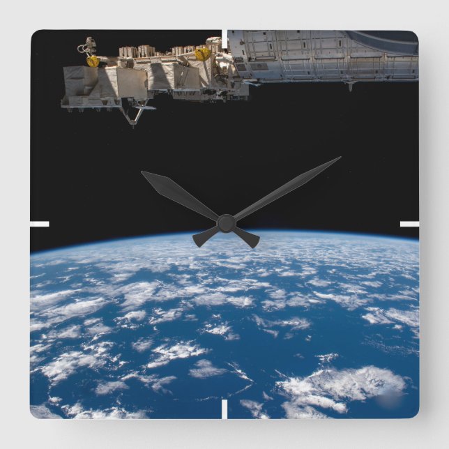 Earth's Limb, Or Horizon Square Wall Clock (Front)