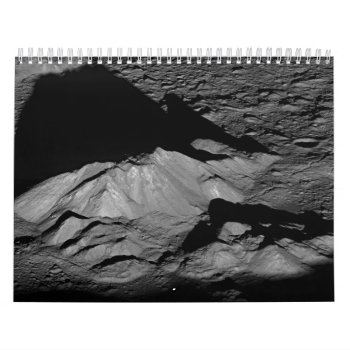 Earth's Moon Tycho Crater Central Peak Calendar by EnhancedImages at Zazzle