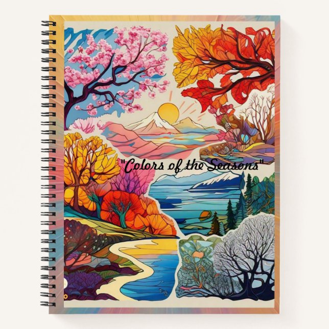 "Earth's Natural Beauty" Notebook (Front)