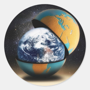 Earth's Protective Cover Classic Round Sticker
