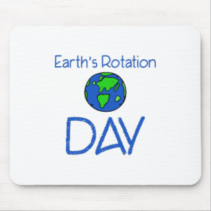Earths Rotation Day Mouse Pad