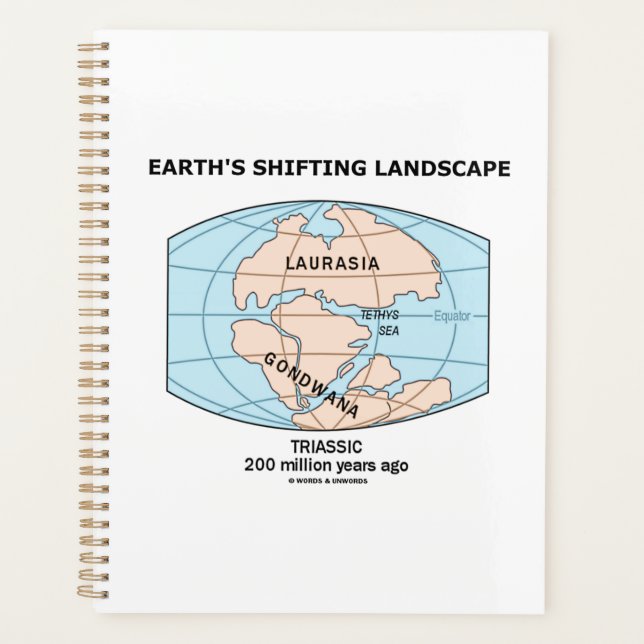 Earth's Shifting Landscape Triassic Planner (Front)