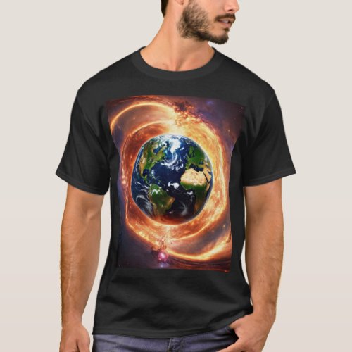 Earths Spiral Nature_Inspired T_shirt T_Shirt