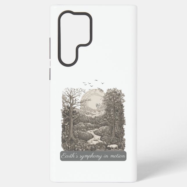 Earth's symphony in motion samsung galaxy case (Back)
