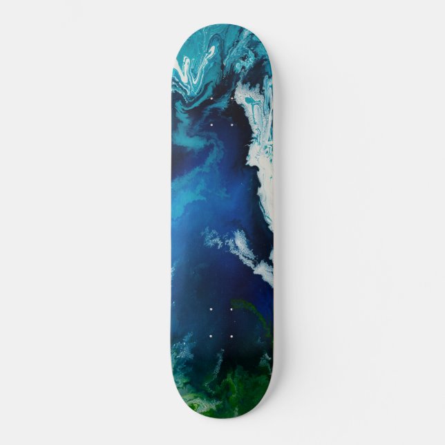 Earth's View from Space #2 Skateboard (Front)