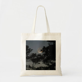 Earthshine Moon Tote Bag