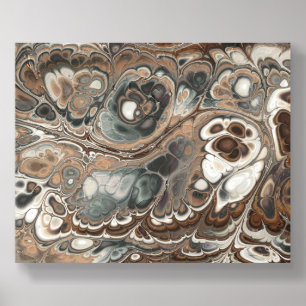 Earthstone Marble Flow Acrylic Photo Tile