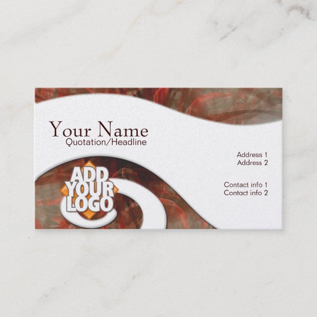 EarthSwirl Special Business card (Front)