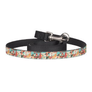 Earthtone Geometric Pattern Pet Leash