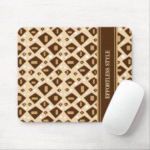 Earthtone Geometry Mouse Pad