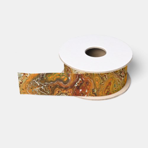 Earthtone Marble Grosgrain Ribbon