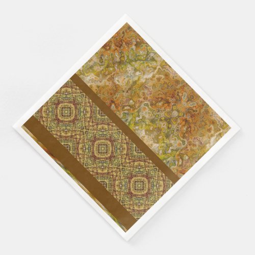Earthtone Sampler Paper Party Napkins