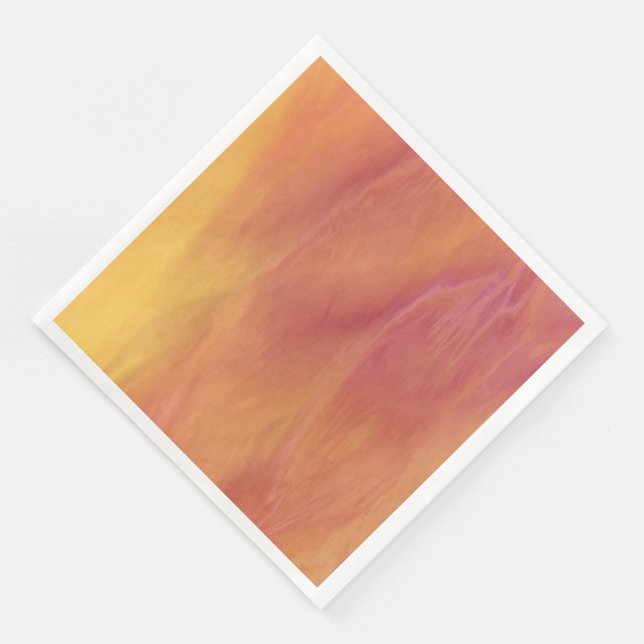 Earthtone Skies Paper Party Napkins (Corner)