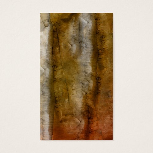 Earthtone Watercolor - Brown Warm Earth Tones Business Card