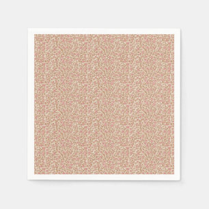 Earthy 1940s Retro Rosebud Utility Napkins
