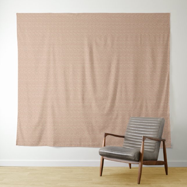 Earthy 1940s Retro Rosebud Utility Tapestry (In Situ (Horizontal))