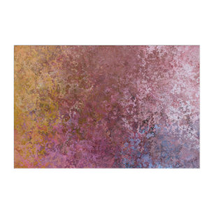Earthy Alcohol Ink Abstract Acrylic Print