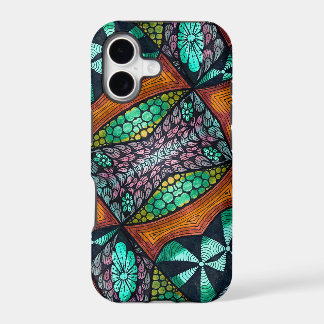Earthy Autumn Fall Colors Floral Micro Doodle iPhone 17 Case