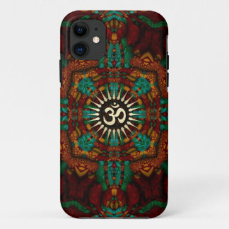 Earthy Batik Gold Aum iPhone 5 Case-Mate 11 Case