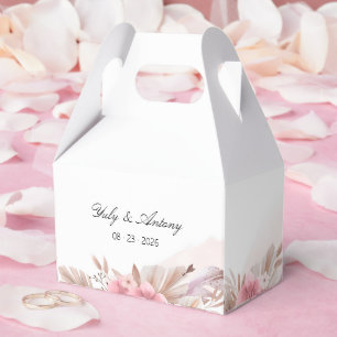 Earthy Boho Botanical Sweet Treat Packaging Gift Favor Boxes