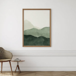 Earthy Boho Watercolor Wall Art Digital Print