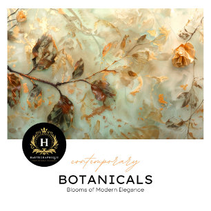 Earthy Botanical Elegance Tissue Pape Tissue Paper