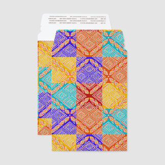 Earthy Bright Ankara Style  Envelope Mailers