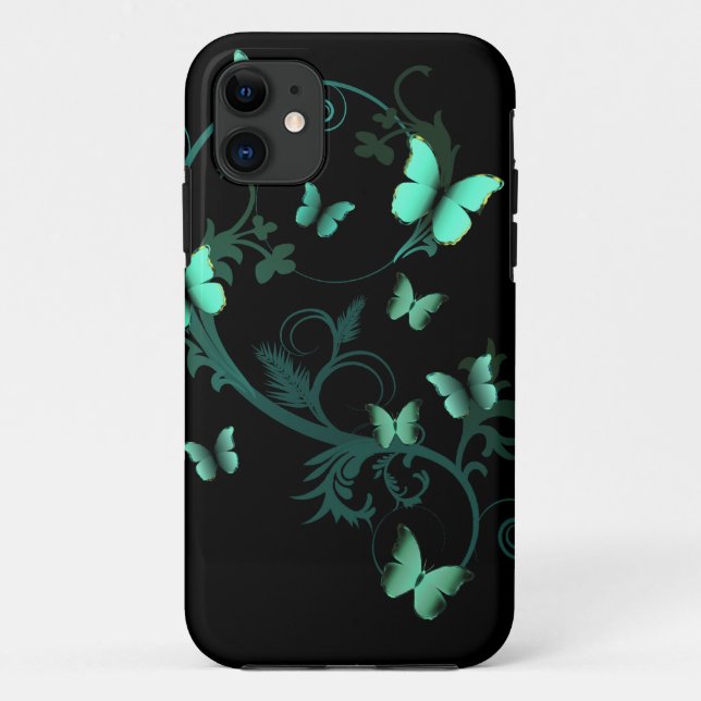 Earthy Butterflies Case-Mate iPhone Case (Back)