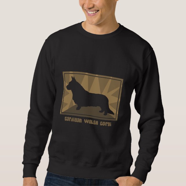 Earthy Cardigan Welsh Corgi Sweatshirt (Front)