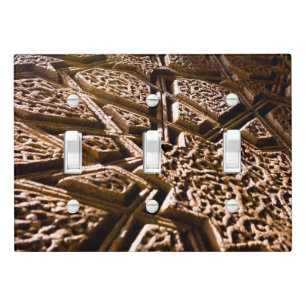 Earthy Clay Stars Light Switch Cover