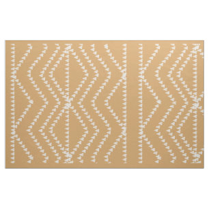 Earthy Color Geometric Pattern  Fabric