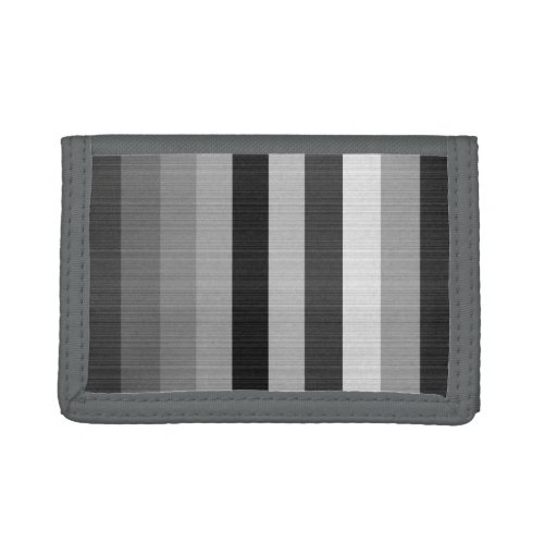 Earthy Color Stripes Trifold Wallet