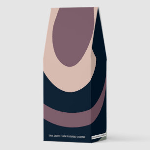 earthy colored floral geometric tiles roasted coffee