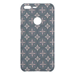 earthy colored floral geometric tiles uncommon google pixel XL case