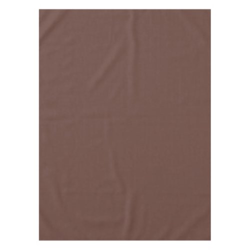 Earthy Dark Brown Solid Color Sepia 019_27_14 Tablecloth