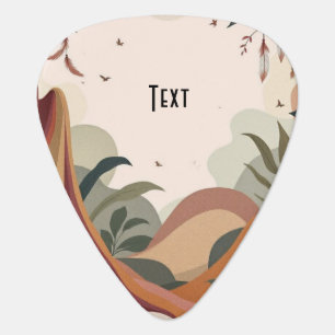 Earthy Escape Guitar Pick