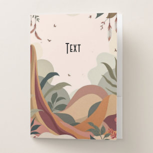 Earthy Escape Pocket Folder