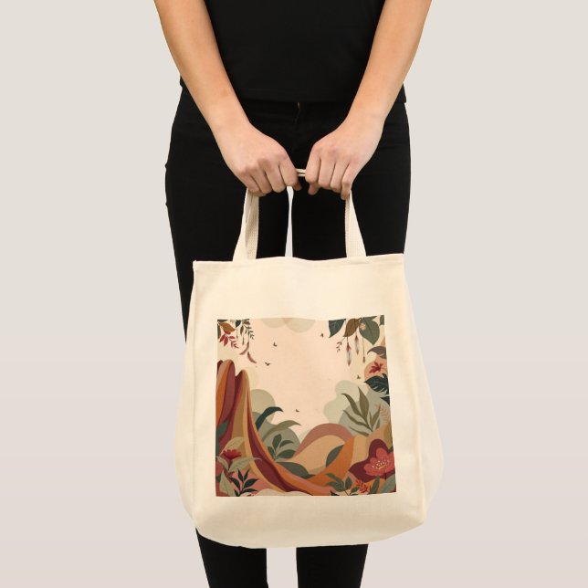 Earthy Escape Tote Bag (Front (Product))