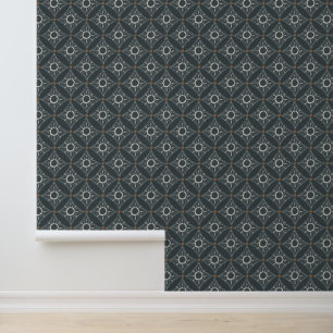Earthy Geometric Bohemian Wallpaper